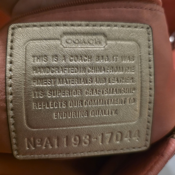 Coach Pink and Cream Signature Tote - Picture 11 of 12